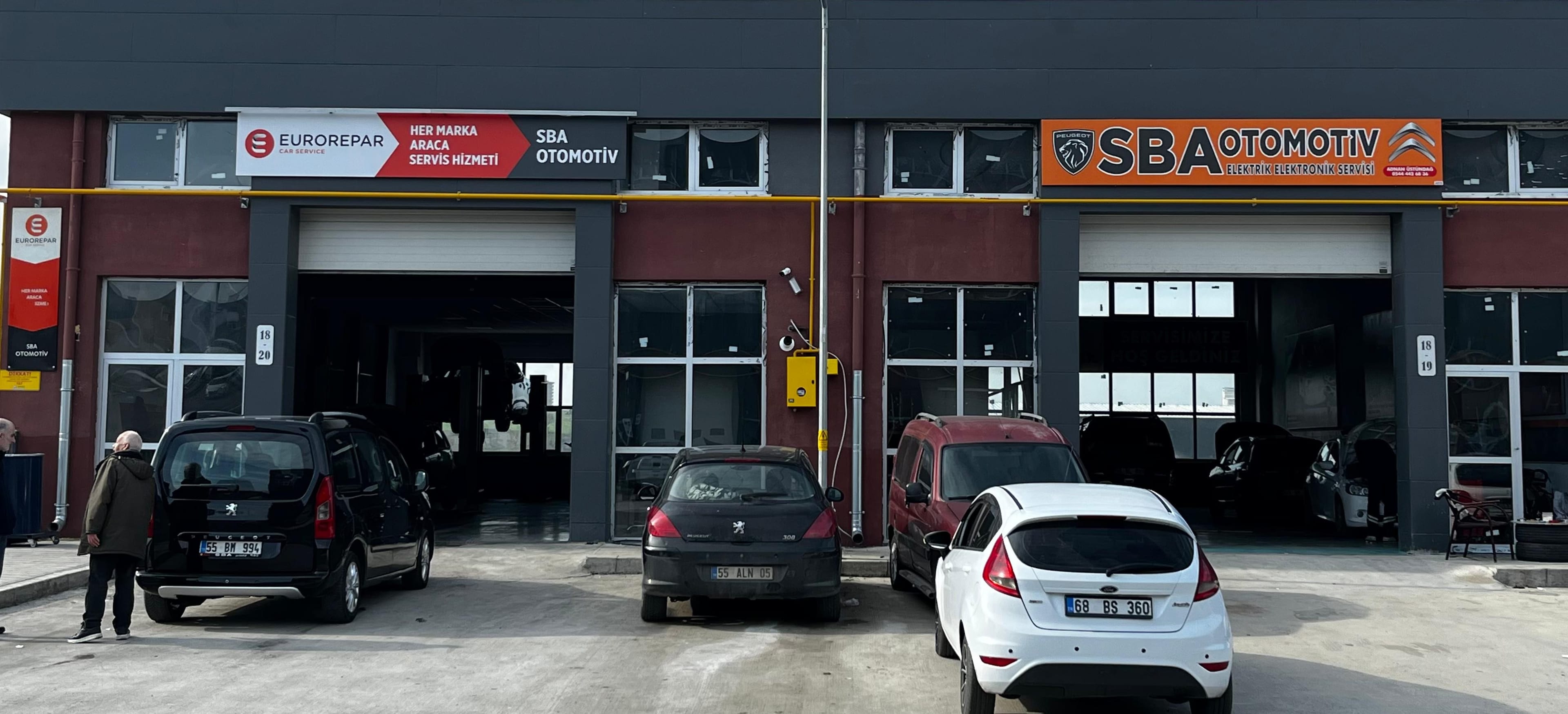 SBA Otomotiv Samsun Eurorepar Yetkili Servis Dış Cephe